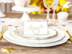 Picture of PLACE CARD HOLDER HEART GOLD 2.5CM